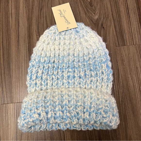 Universal Thread Accessories - NWT Target Universal Thread Co. Blue cable knit  Soft Beanie